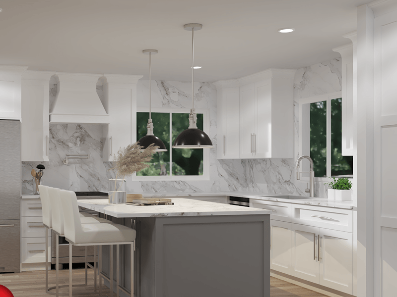 Modern White Kitchen